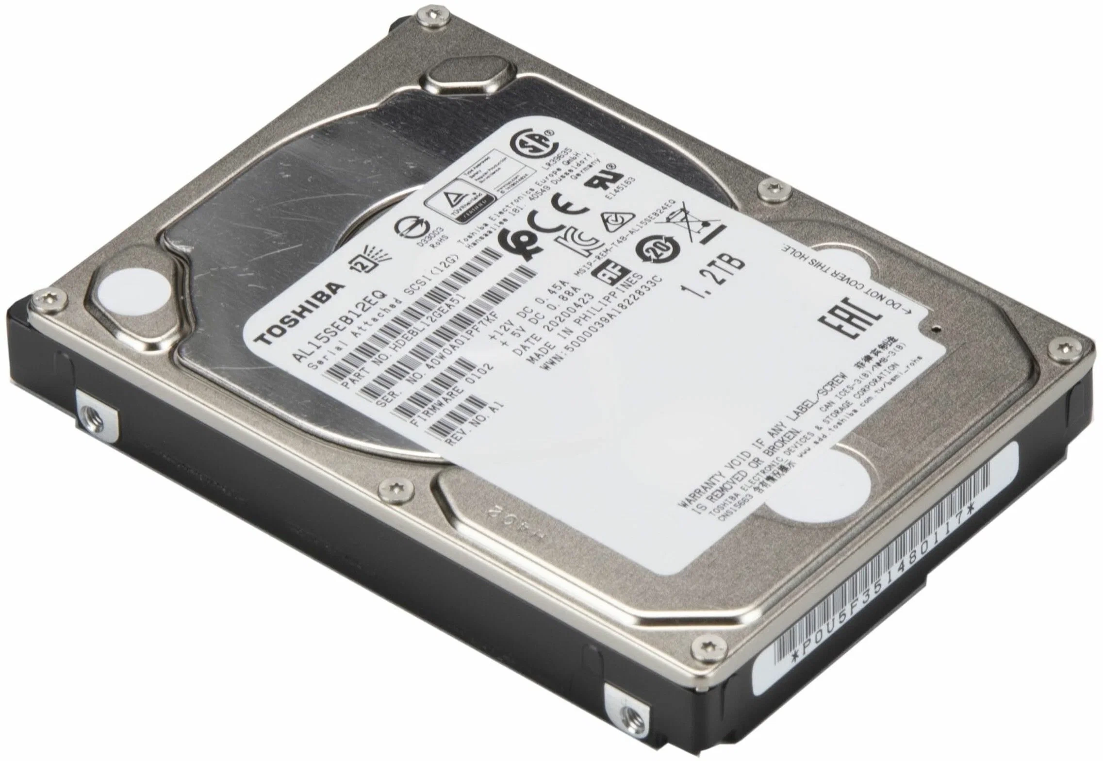 

Toshiba Жесткий диск Toshiba Enterprise Perfomance AL15SEB12EQ