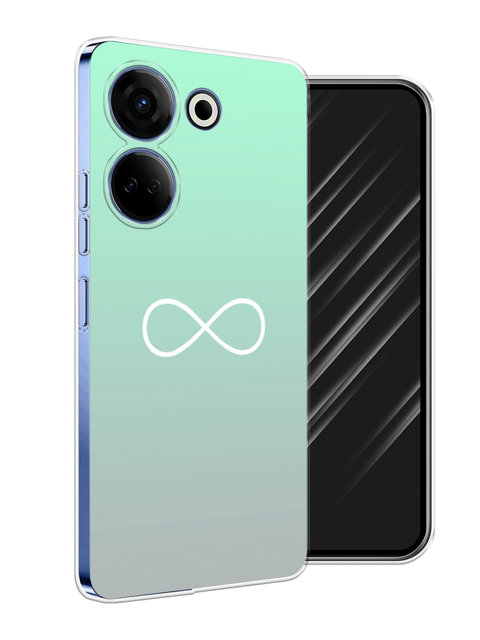 

Чехол Awog на Tecno Camon 20 Pro 4G "Бесконечность от Тиффани", Бирюзовый