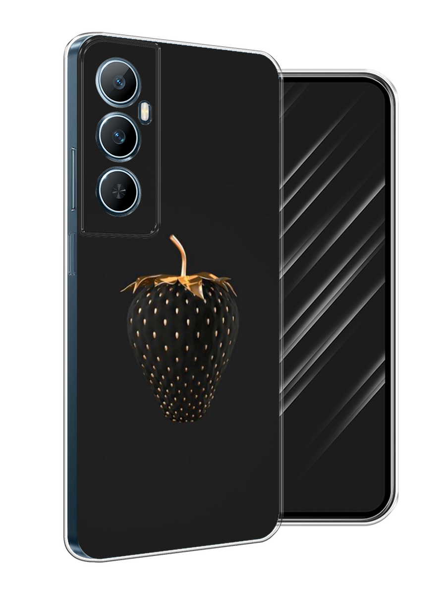 

Чехол Awog на Realme C65 "Черно-золотая клубника", Черный;золотистый, 2516750-1