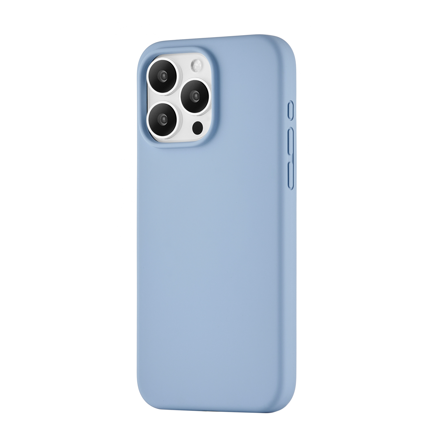 

Чехол для iPhone 15 Pro Max uBear Touch Mag Case, MagSafe совместимый, софт-тач, Голубой