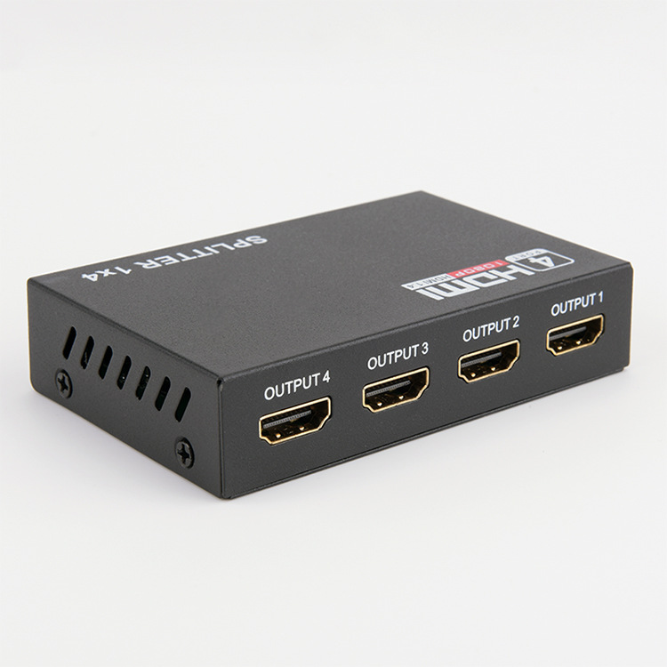 

Разветвитель-сплиттер Gsmin AN-15 HDMI - 4xHDMI (Full HD 1080p) (Черный)