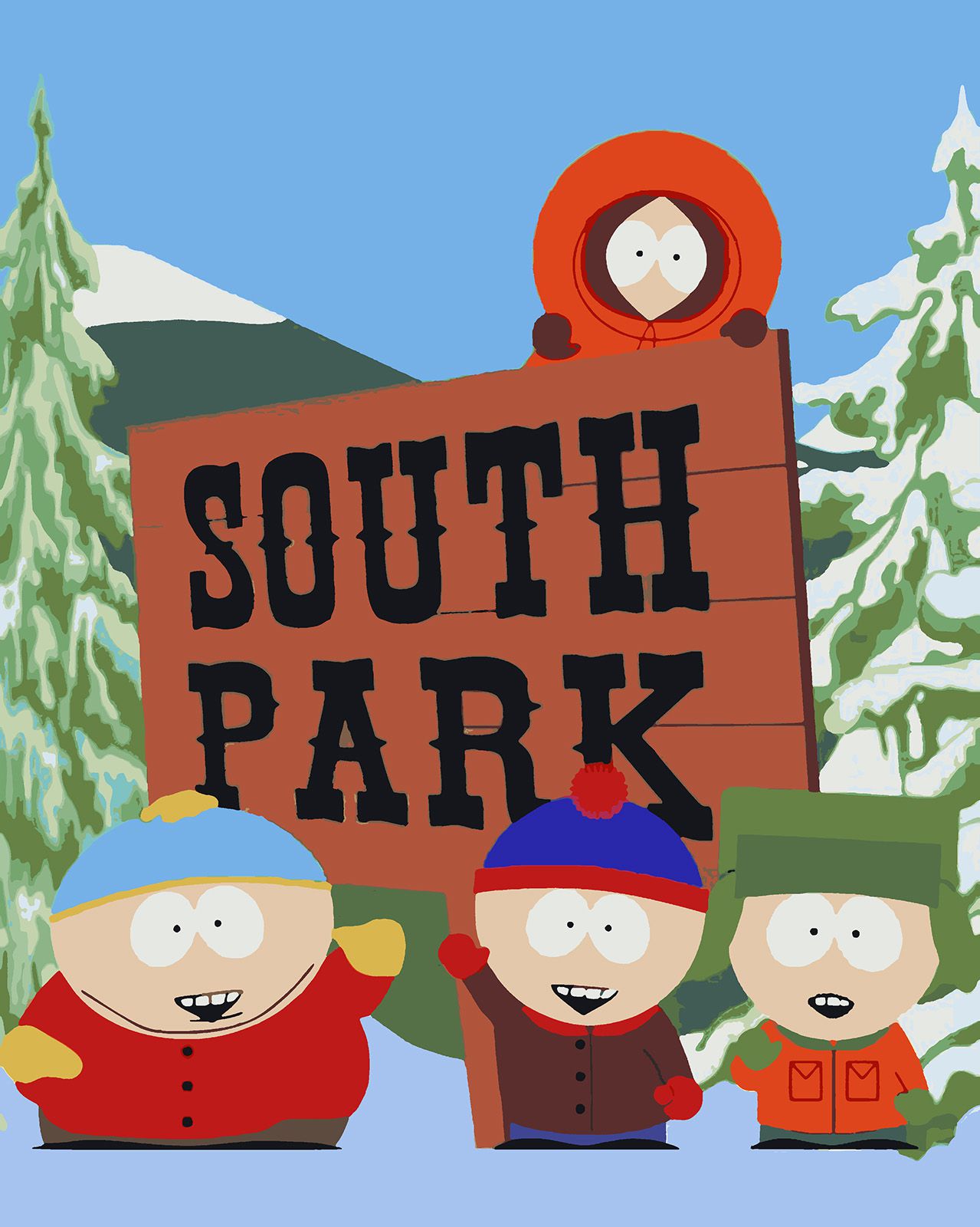 

Картина по номерам Красиво Красим Южный парк - South Park, 90 х 120 см, Южный парк - South Park