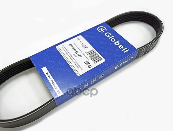 

GLOBELT 6PK989 ELAST Ремень приводной поликлиновой EPDM ELAST 1шт