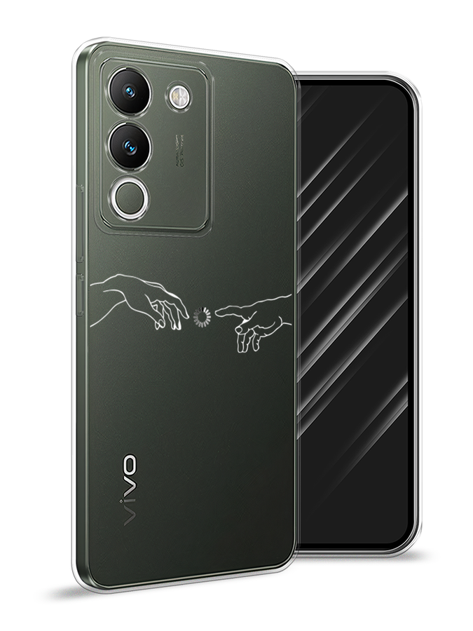 

Чехол Awog на Vivo V29e 5G "Загрузка творения", Белый;серый;прозрачный, 269650-1