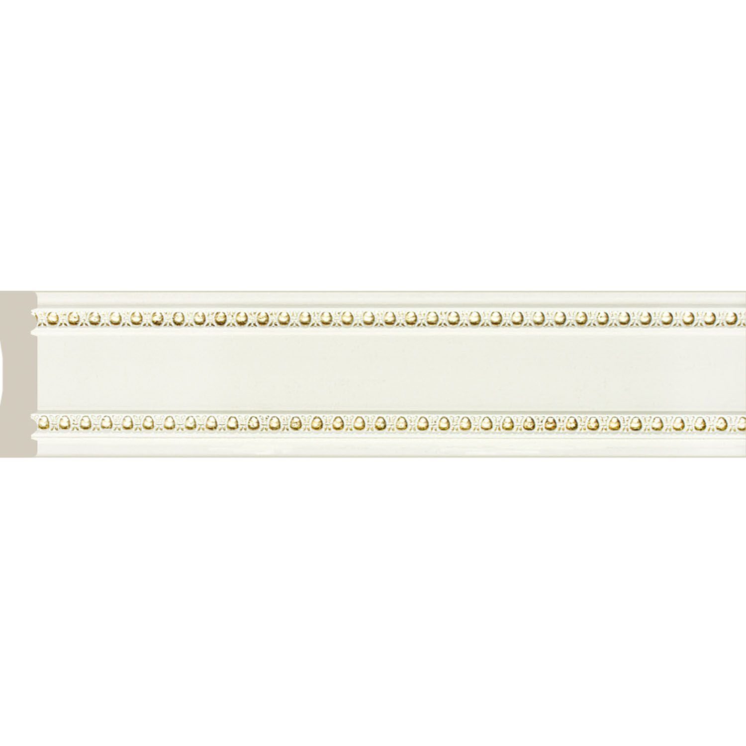 

Багет Cosca, Молдинг 40, белый с золотом, W40(1)/W27G