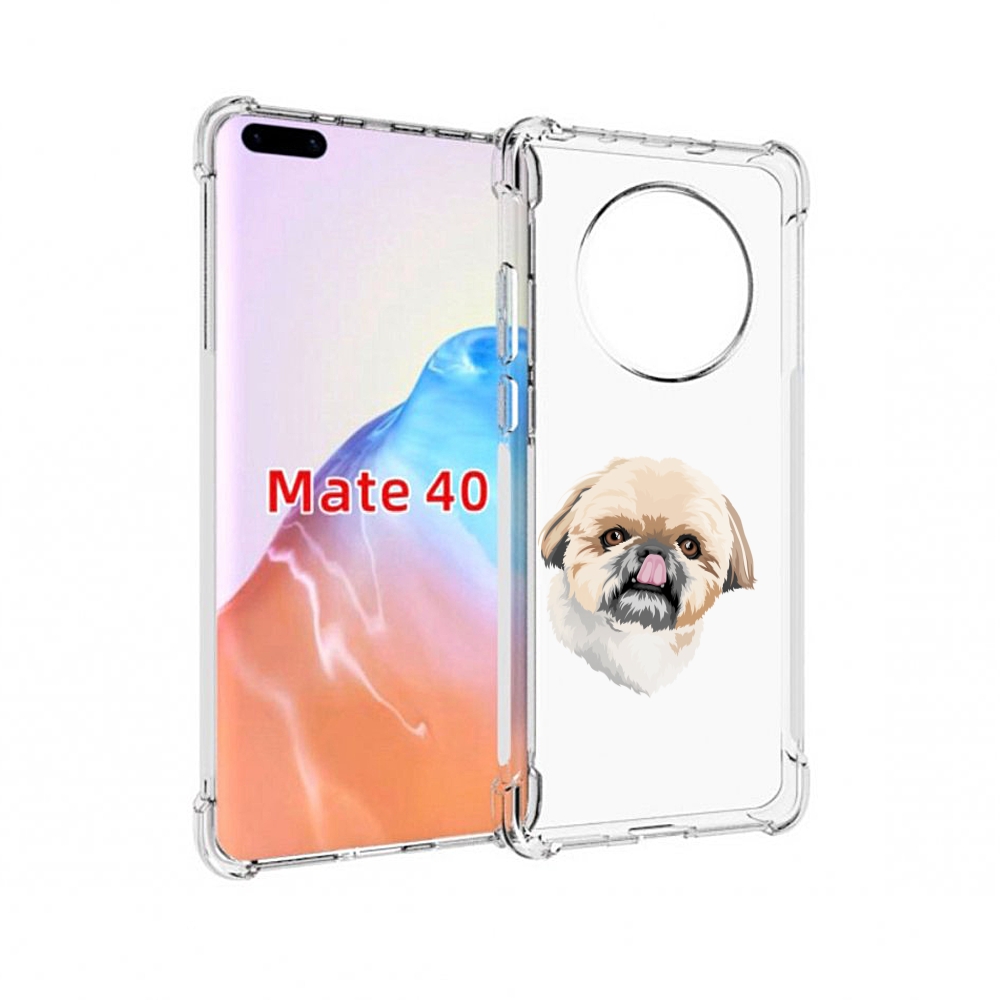 Чехол MyPads Tocco для Huawei Mate 40 собачка-с-язычком