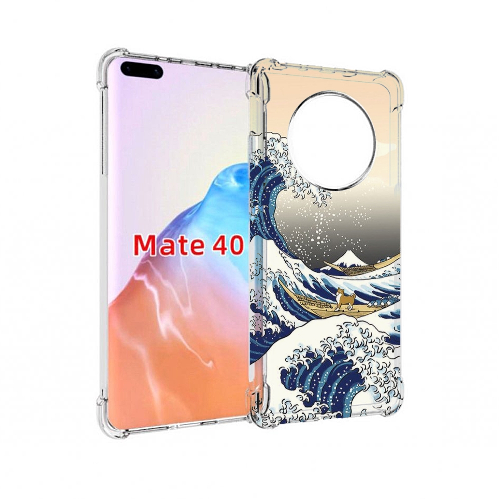 

Чехол MyPads Tocco для Huawei Mate 40 собаки-на-плоту, Прозрачный, Tocco