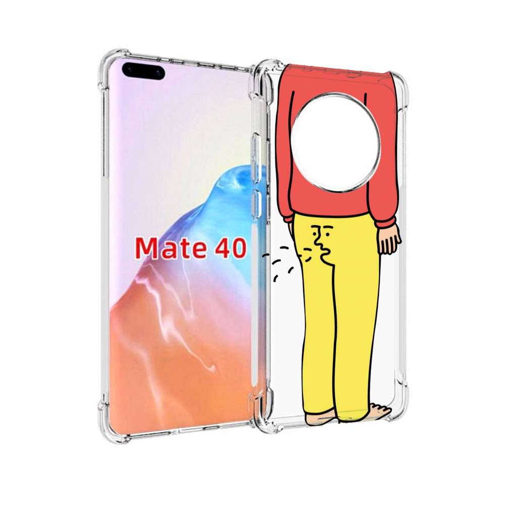 

Чехол MyPads Tocco для Huawei Mate 40 смешной-мужчина, Прозрачный, Tocco