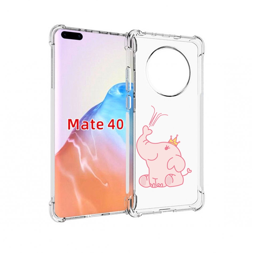 

Чехол MyPads Tocco для Huawei Mate 40 слоник-принц детский, Прозрачный, Tocco
