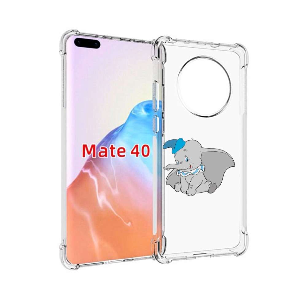 

Чехол MyPads Tocco для Huawei Mate 40 слоненок-с-большими-ушками, Прозрачный, Tocco