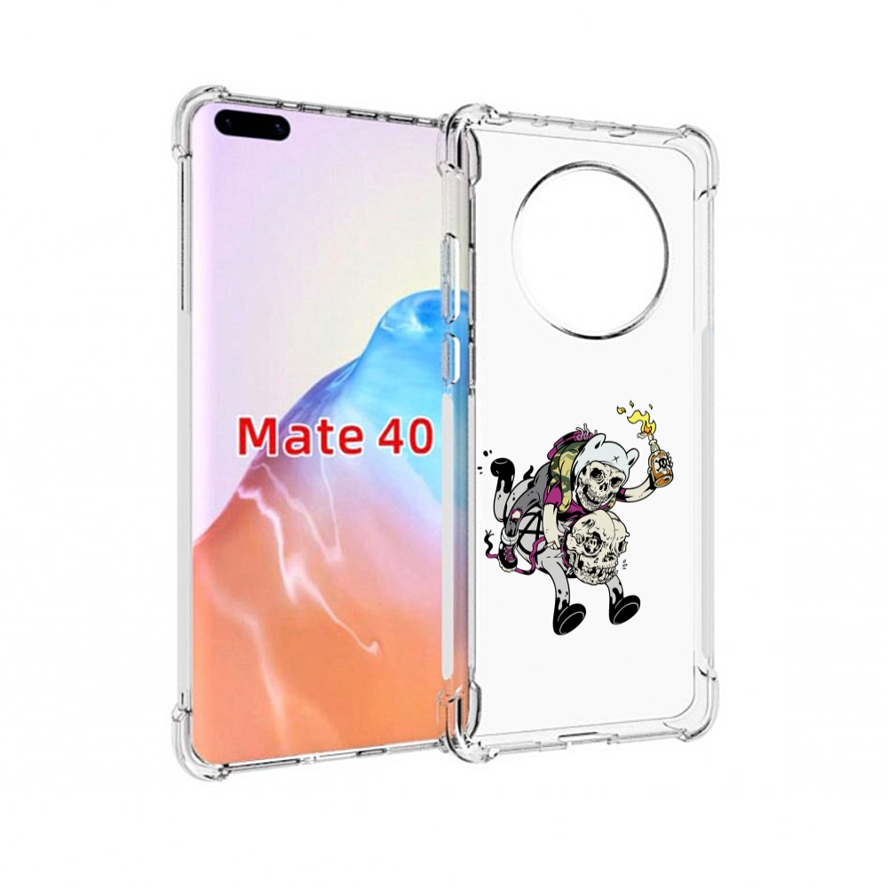 Чехол MyPads Tocco для Huawei Mate 40 время приключений скелеты