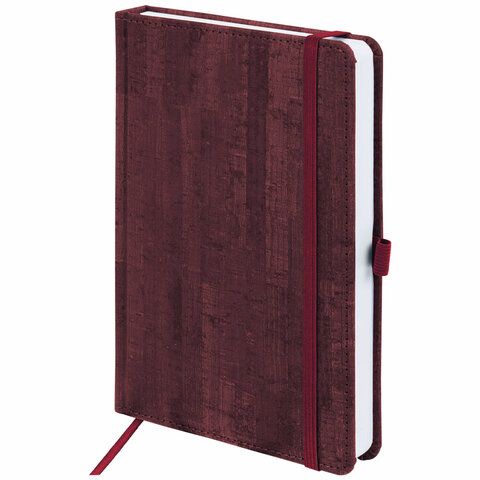 

Ежедневник недатированный А5 Brauberg Wood, 136 л., бордовый, 111675, 2 шт