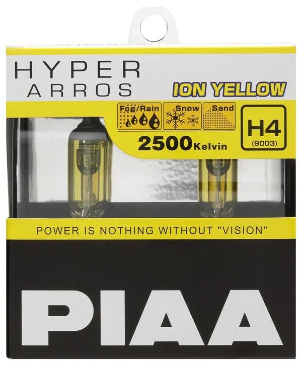 фото Piaa галогенная автолампа hyper arros ion yellow h4 12v 60/55w