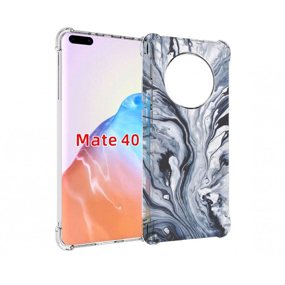 

Чехол MyPads Tocco для Huawei Mate 40 серая краска, Прозрачный, Tocco