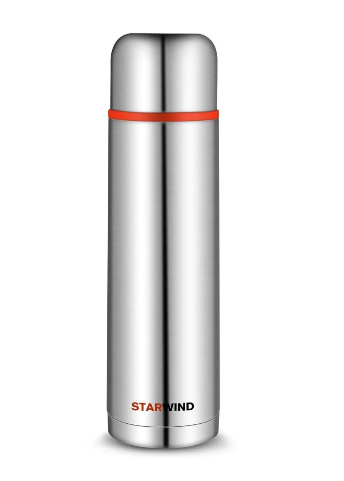 Термос StarWind 10-500 0.5л серебристый/ красный