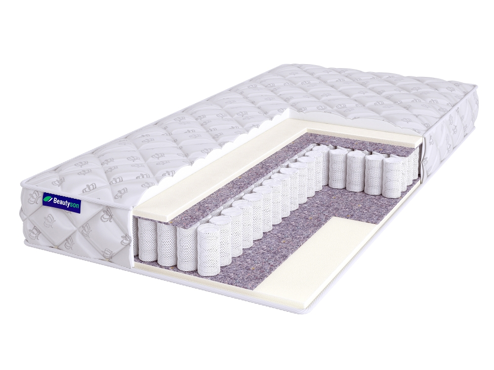

Матрас BeautySon SPRING Soft S600 130х186, Белый, SPRING Soft S600
