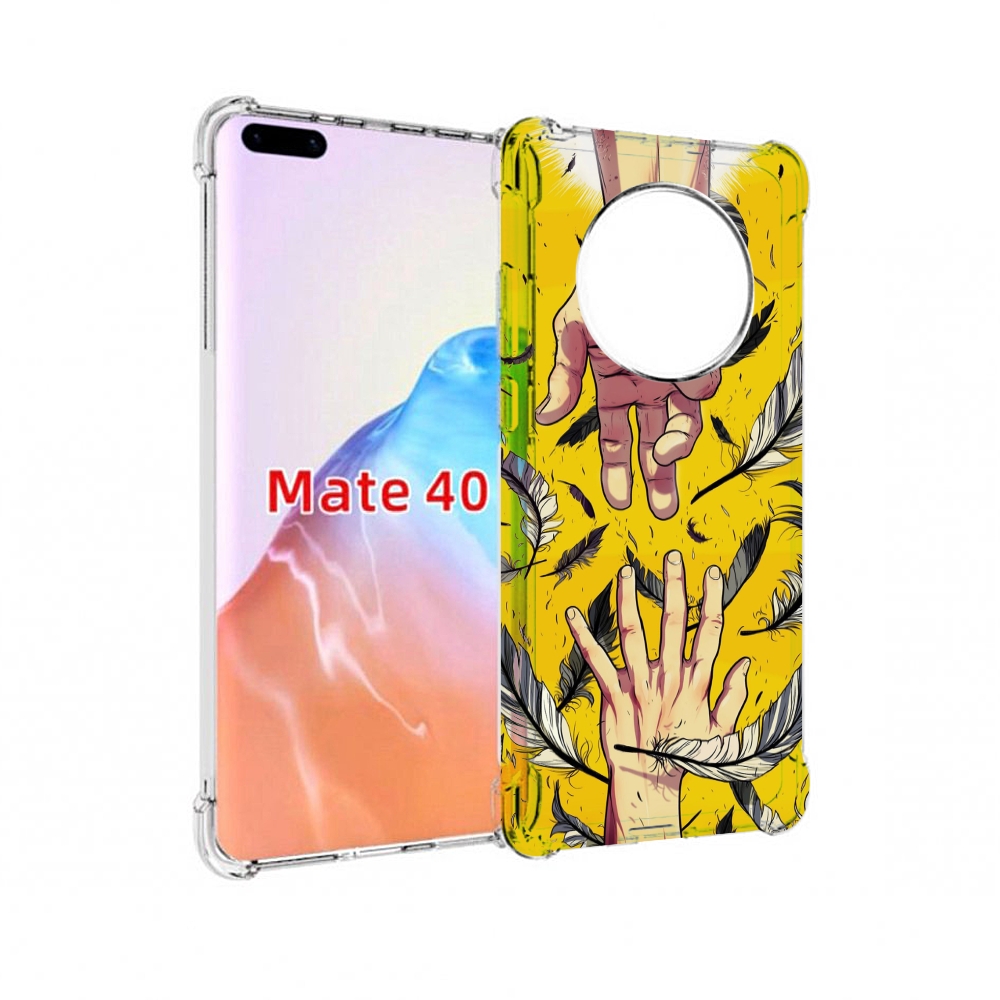 Чехол MyPads Tocco для Huawei Mate 40 рука-в-руку