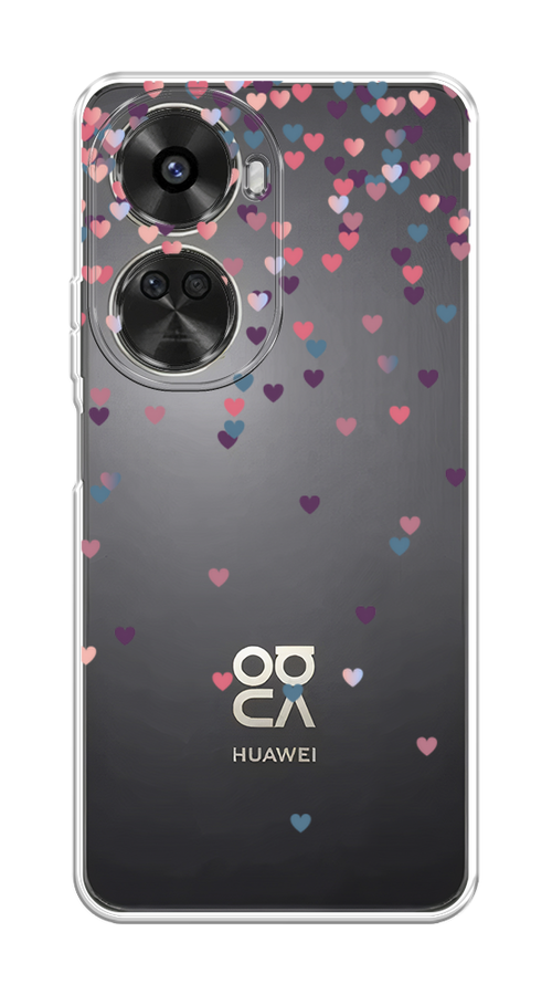 

Чехол на Huawei Nova 11 SE "Посыпка сердечки", Розовый;фиолетовый, 6122650-1