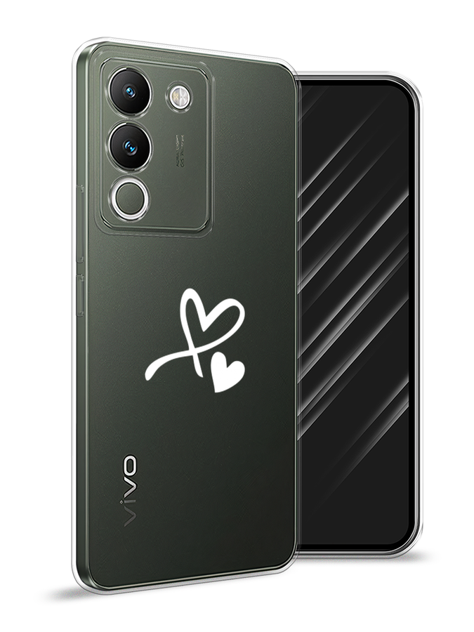 

Чехол Awog на Vivo V29e 5G "Сердечко минимализм", Белый, 269650-1