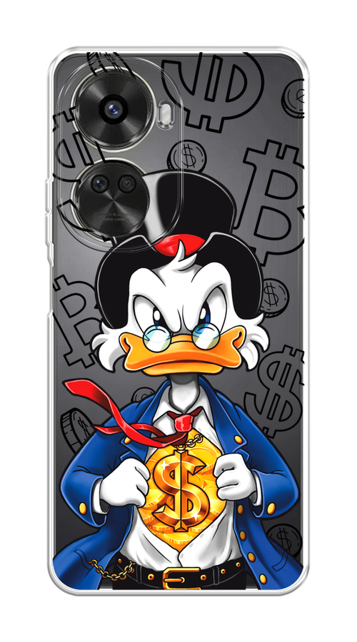 

Чехол на Huawei Nova 11 SE "Scrooge Goldman", Черный;белый;синий, 6122650-1