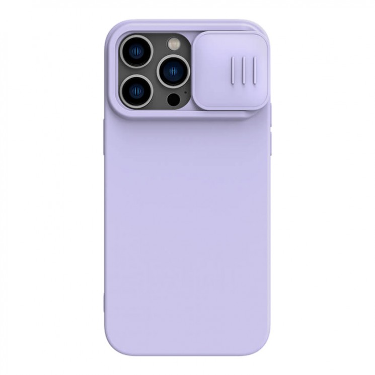 

Чехол для смартфона Nillkin для iPhone 14 Pro CamShield Silky Magnetic Silicone Elegant, ф, Фиолетовый
