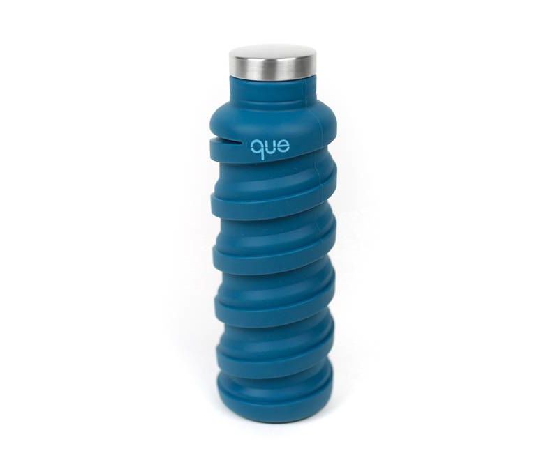 Складная питьевая бутылка Que The Collapsible Bottle 592 мл (Steel Blue)