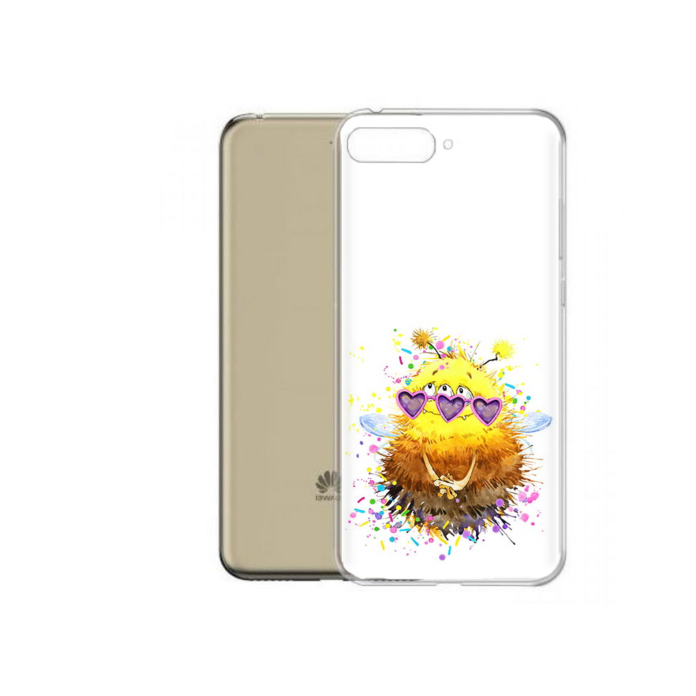 

Чехол MyPads Tocco для Honor 7A Pro Пушитый шмель (PT114064.46.143), Прозрачный, Tocco