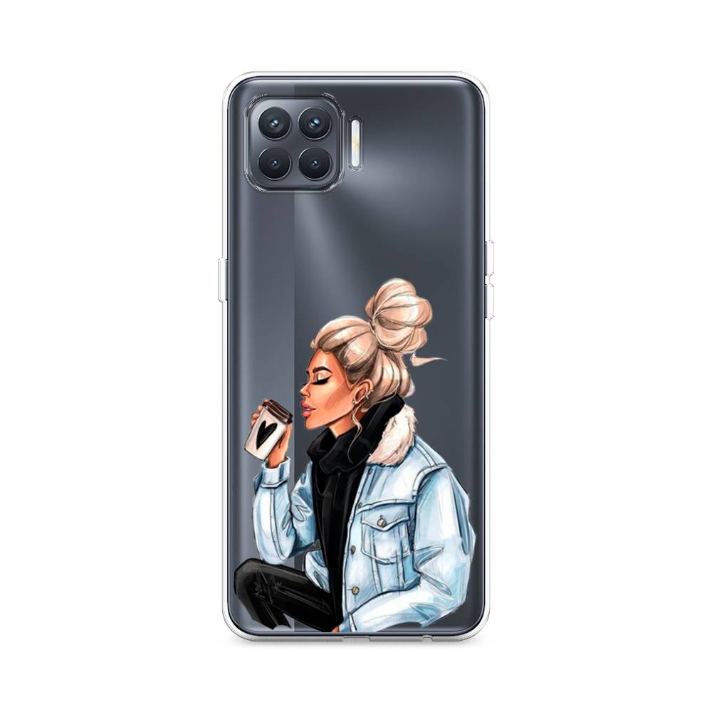 

Чехол Awog на Oppo Reno 4 Lite/A93 "Cute girl", Разноцветный, 255350-7