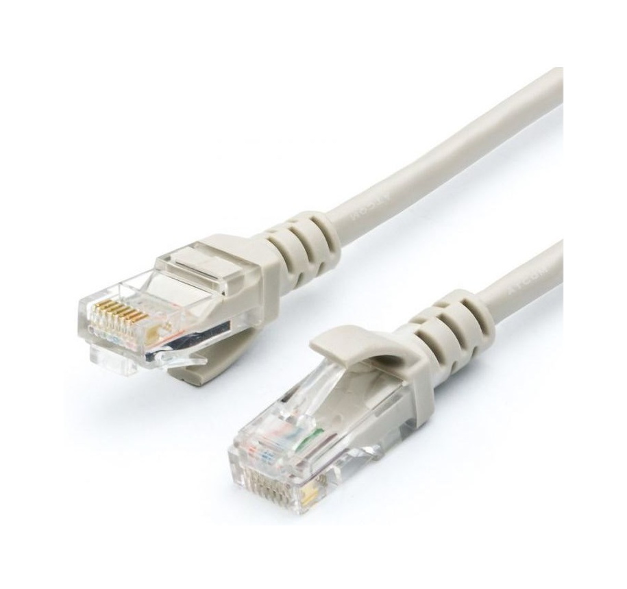 фото Кабель atcom rj45-rj45 25m gray (ат9171)