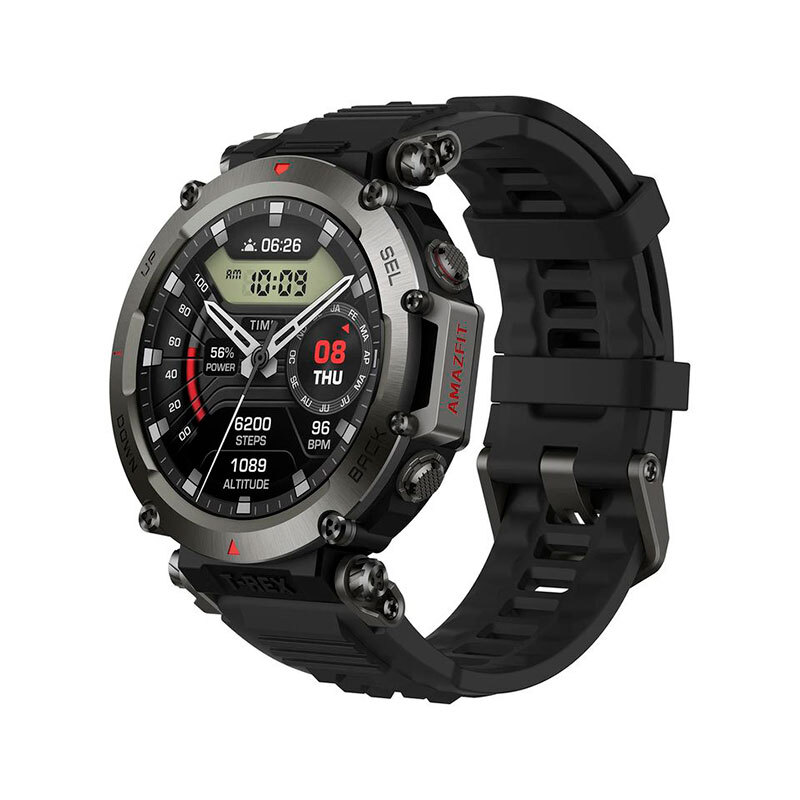 Смарт-часы Amazfit T-Rex Ultra A2142 серебристый/черный (909606)