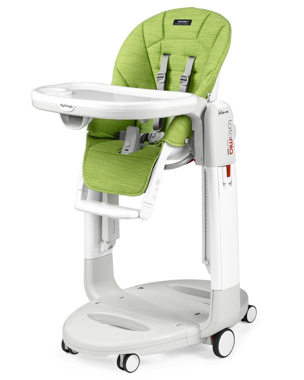 фото Стульчик для кормления peg perego tatamia follow me wonder green 2022 peg-perego