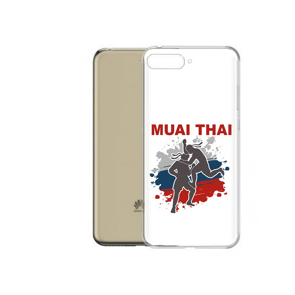 

Чехол MyPads Tocco для Honor 7A Pro Муайтай (PT114064.46.123), Прозрачный, Tocco