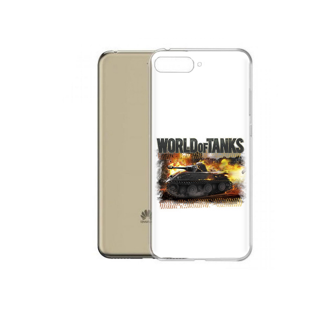 

Чехол MyPads Tocco для Honor 7A Pro Мир танков-2 (PT114064.46.118), Прозрачный, Tocco