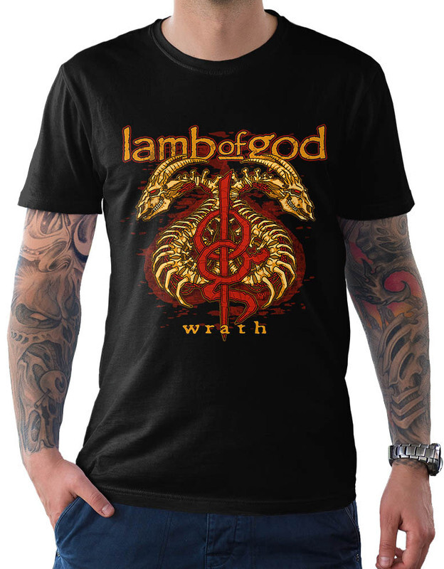 

Футболка мужская Design Heroes Lamb of God черная L, Черный, Lamb of God