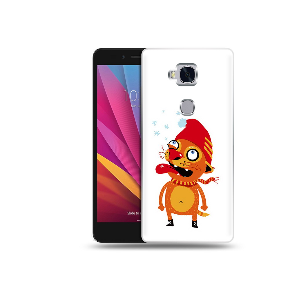 

Чехол MyPads Tocco для Honor 5X Зимний кот (PT24996.45.88), Прозрачный, Tocco