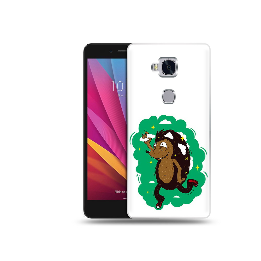 

Чехол MyPads Tocco для Honor 5X Ежик в облаках (PT24996.45.77), Прозрачный, Tocco