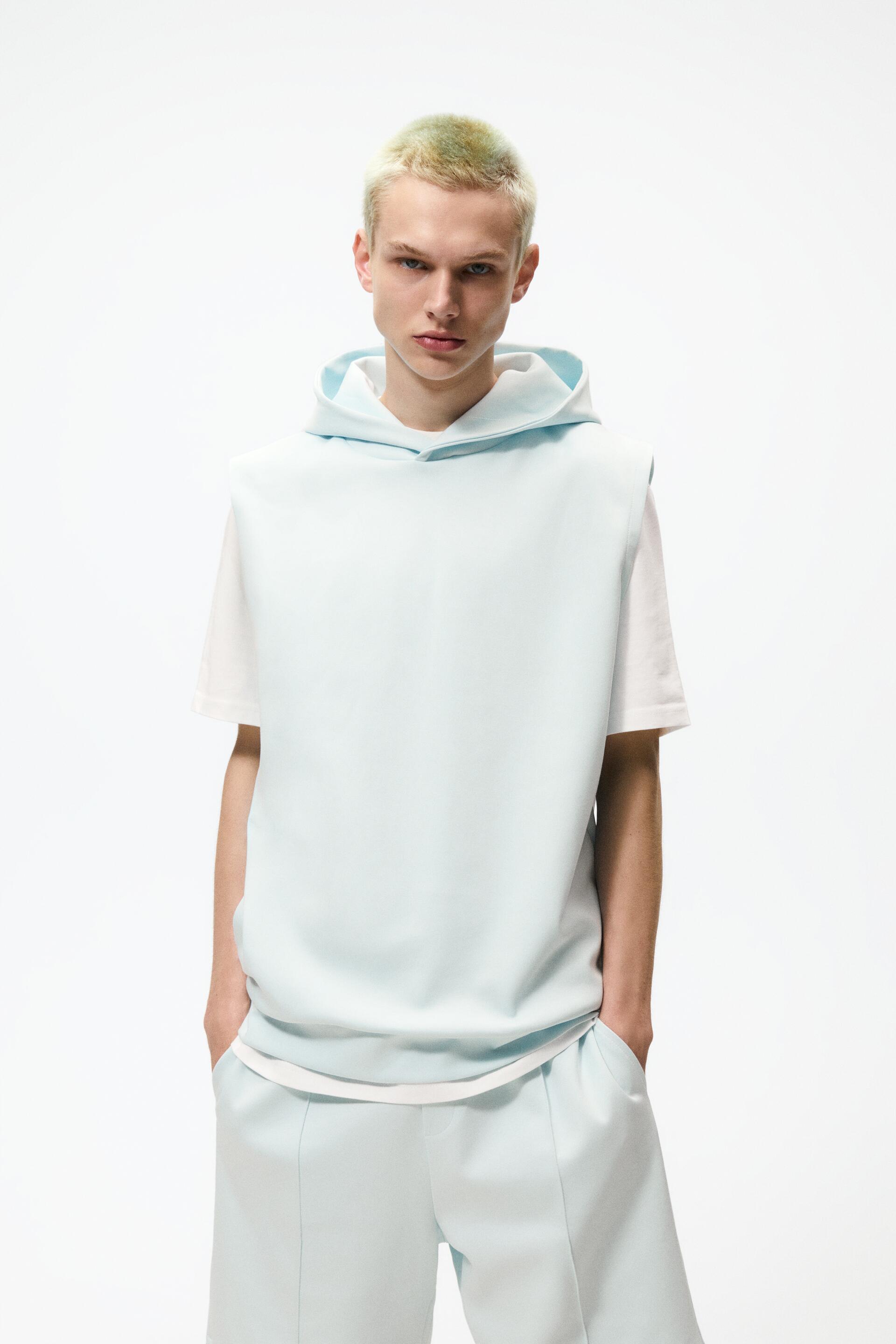 

Толстовка мужская ZARA 05584300 голубая XL (доставка из-за рубежа), 05584300