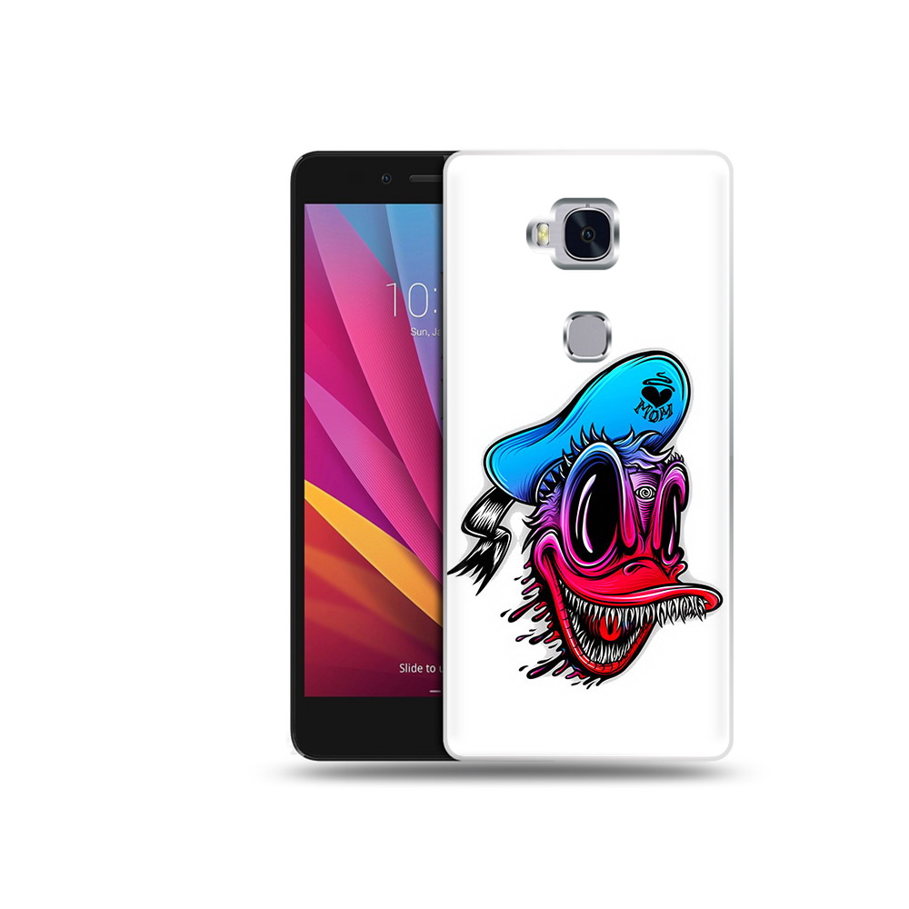 

Чехол MyPads Tocco для Honor 5X Дональд (PT24996.45.71), Прозрачный, Tocco