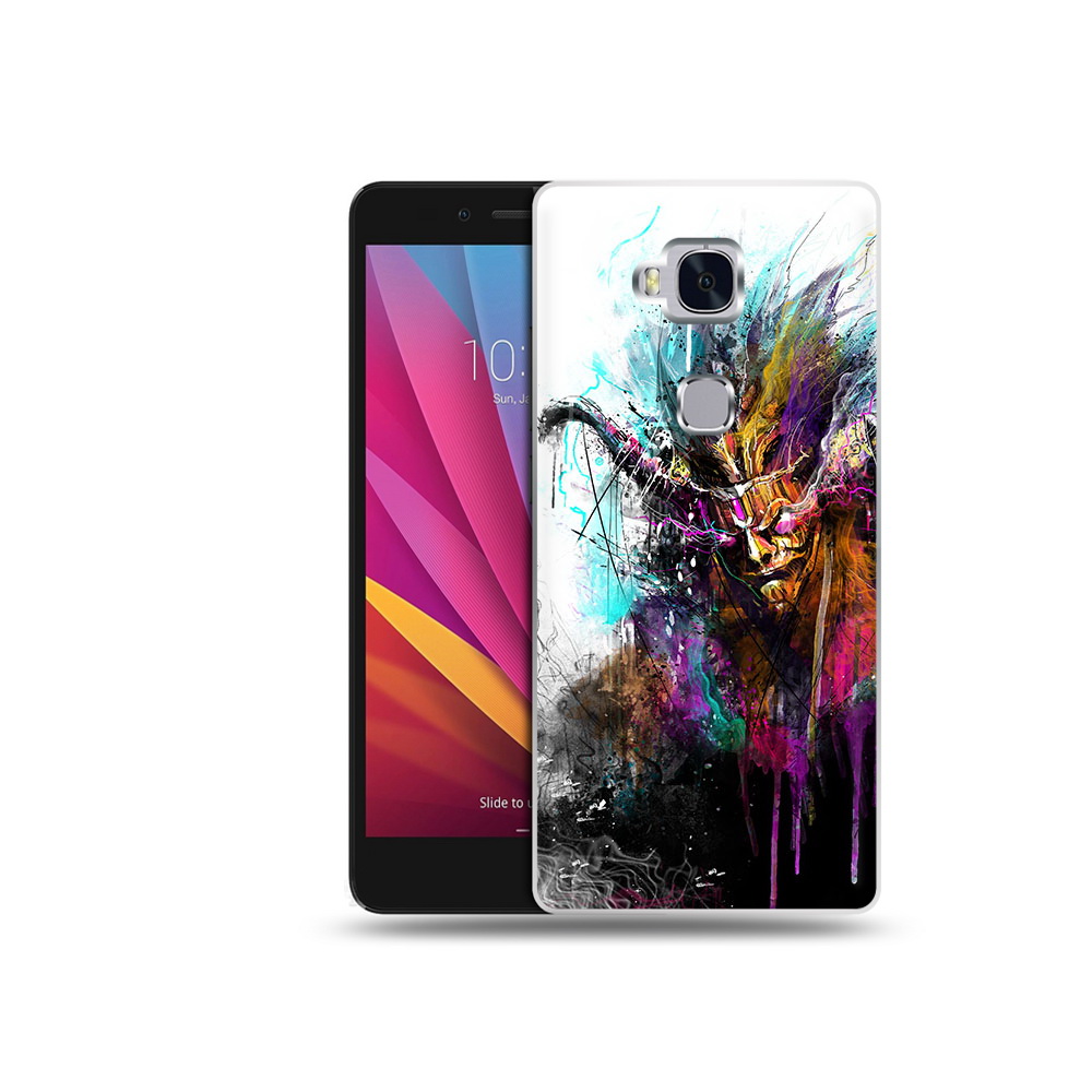 

Чехол MyPads Tocco для Honor 5X яркий дьявол (PT24996.45.709), Прозрачный, Tocco