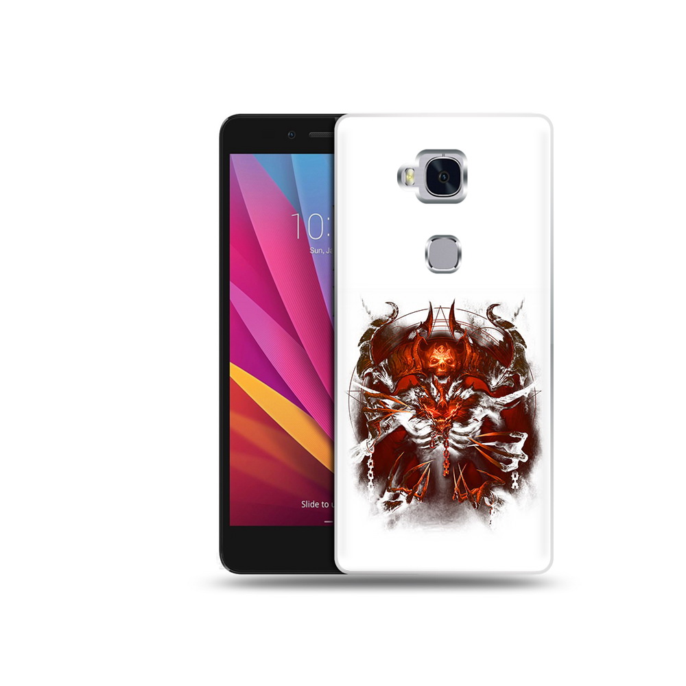 

Чехол MyPads Tocco для Honor 5X яркий демон (PT24996.45.708), Прозрачный, Tocco