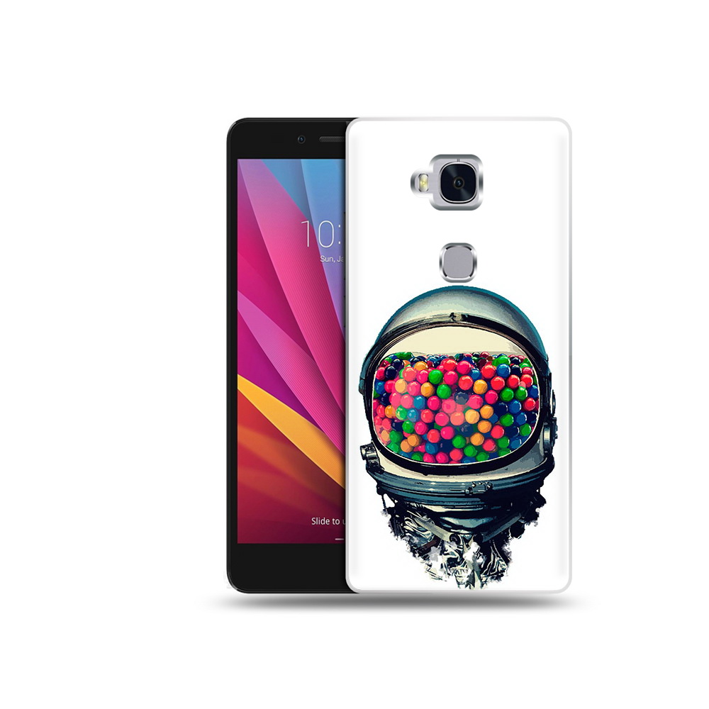 

Чехол MyPads Tocco для Honor 5X шлем космонавта (PT24996.45.700), Прозрачный, Tocco