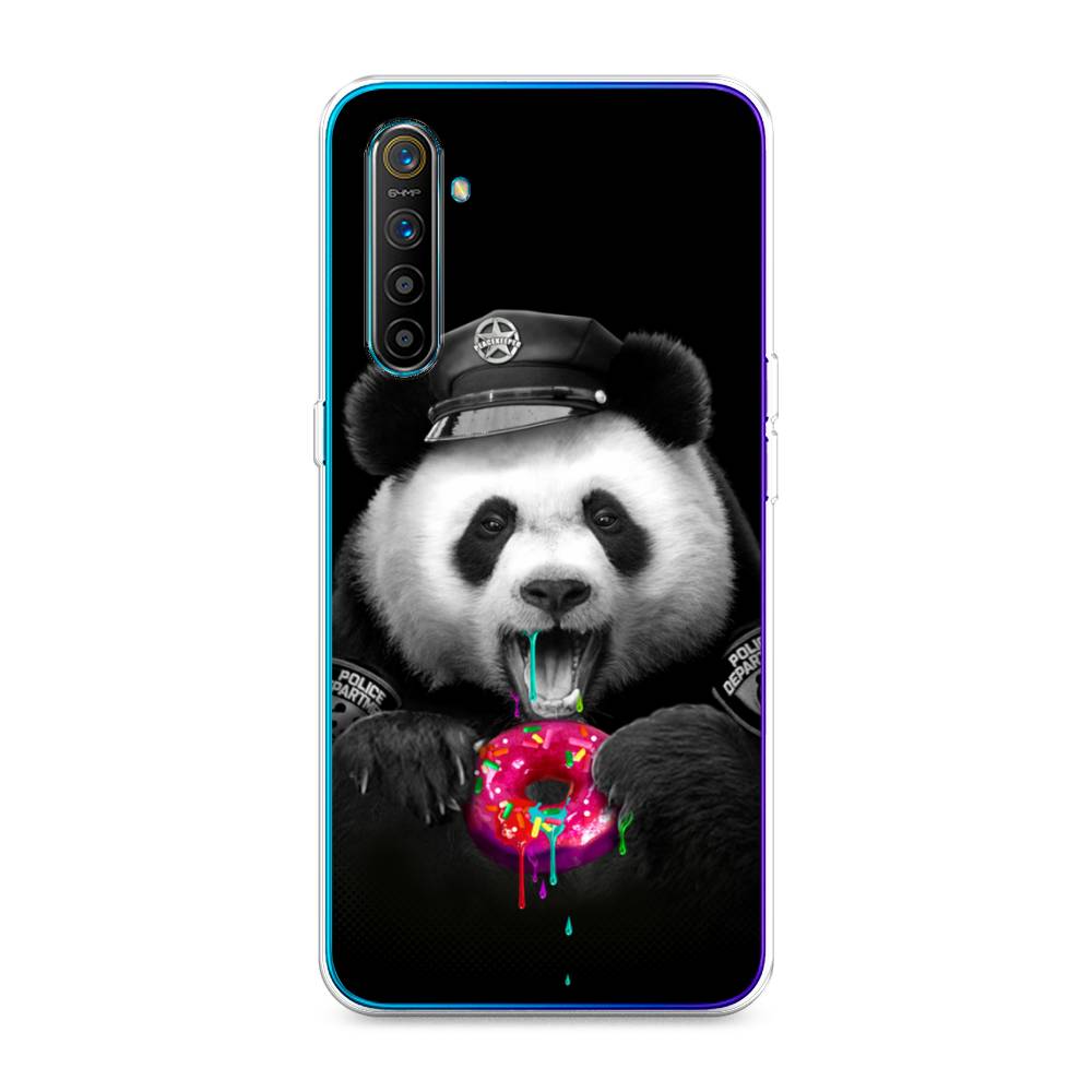 

Чехол Awog на Realme XT "Панда police", Разноцветный, 251450-2