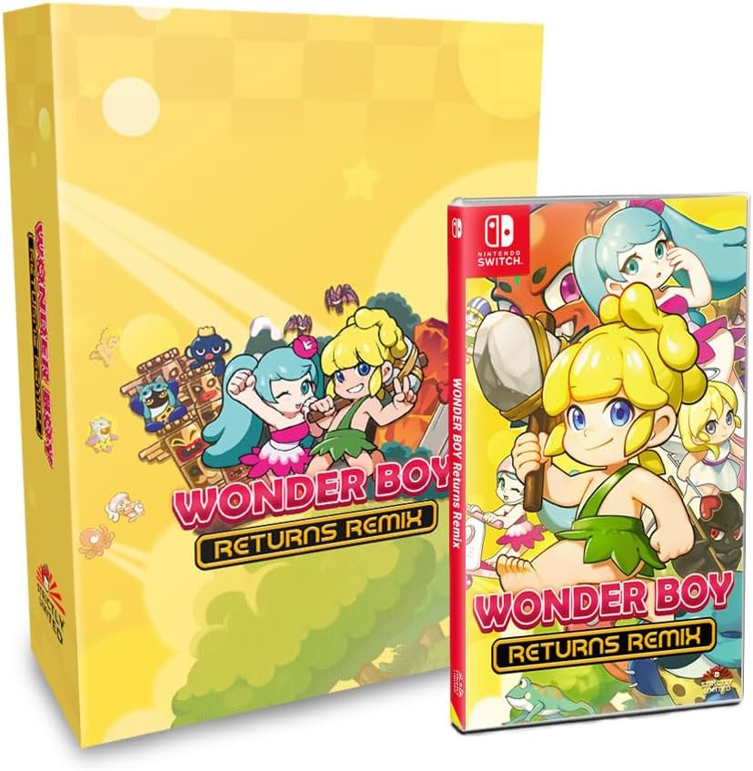 

Игра Wonder Boy Returns Remix (NS, полностью на иностранном языке), Wonder Boy Returns Remix Collector's Edition