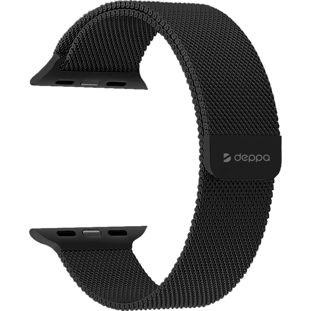 

Стальной ремешок Deppa Band Mesh для Apple Watch 42/44 mm черный, Band Mesh