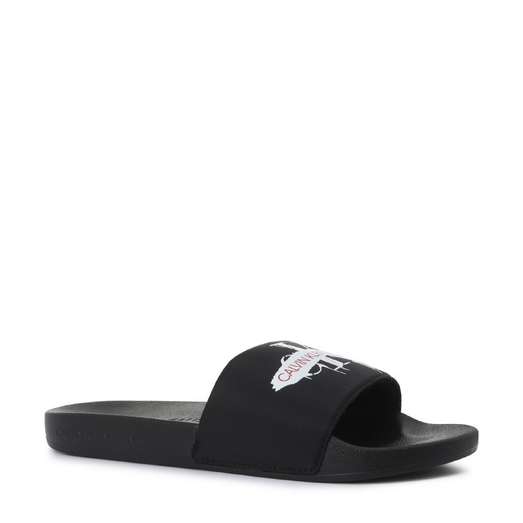 фото Женские шлепанцы calvin klein jeans slide nyl seasonal yw0yw00401 цв. черный 36 eu