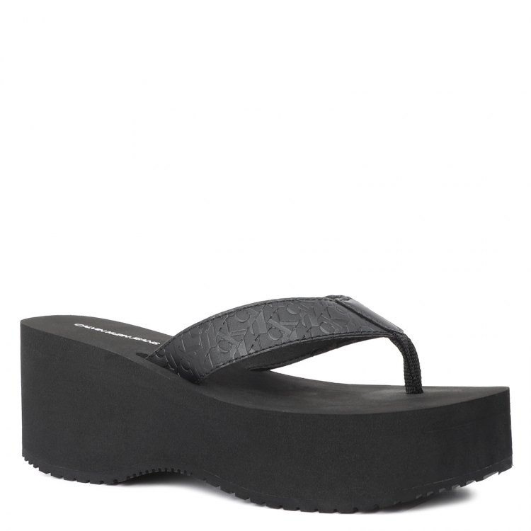 

Женские сланцы CALVIN KLEIN JEANS FLIP FLOP WEDGE YW0YW00133 цв. черный 40 EU, YW0YW00133