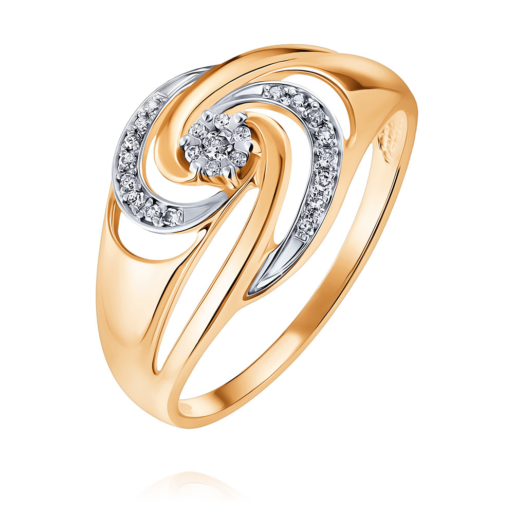 

Кольцо из золота р.  ADAMAS 14039611/01-А50Д-41, бриллиант, 14039611/01-А50Д-41