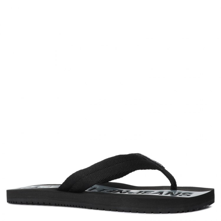 фото Женские сланцы calvin klein jeans flip flop webbing yw0yw00126 цв. черный 40 eu