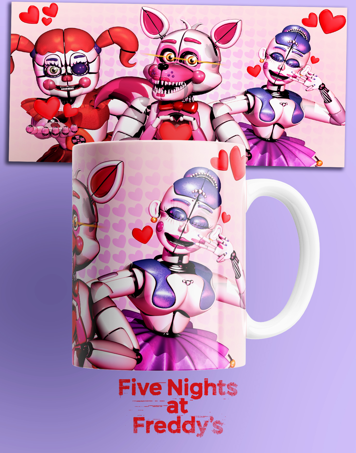 

Кружка с принтом пять ночей с фредди five nights at freddy's fnaf 330 мл, Кружка с принтом Five Nights at Freddy's(FNAF)/Пять ночей с Фредди(ФНАФ)