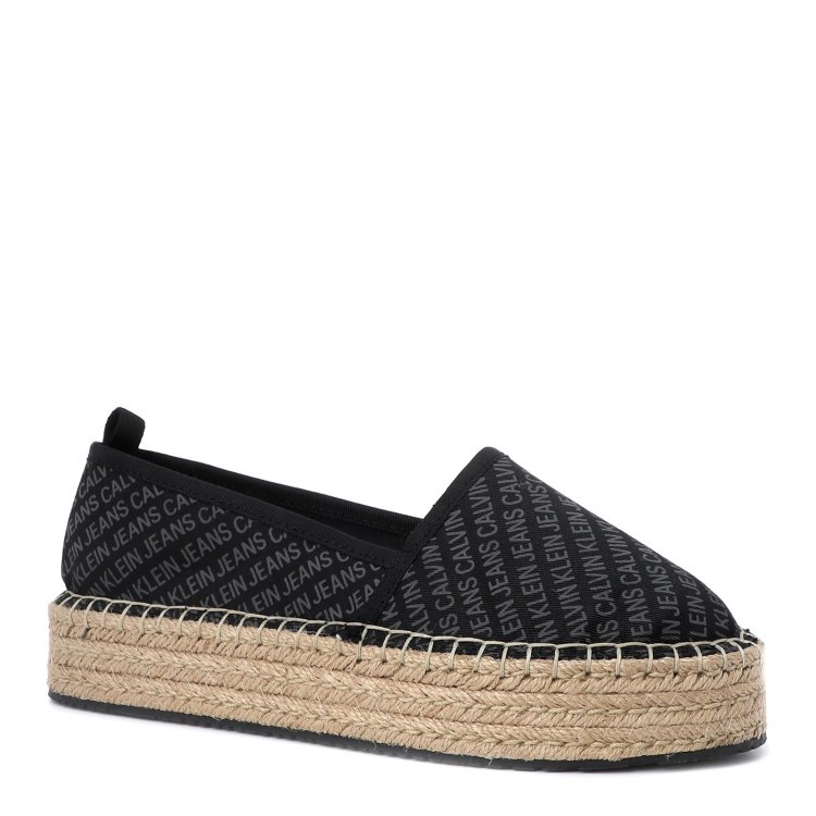 фото Женские эспадрильи calvin klein jeans espadrille wedge yw0yw00115 цв. черный 41 eu